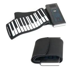 무선 접이식 롤업 휴대용 키보드 61키 건반 피아노 디지털 전자