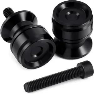 PBYMT 6MM Swingarm Spools Sliders Stand CNC Universal M6 Black Compatible with YZF R7 R1 R3 R6 R6S