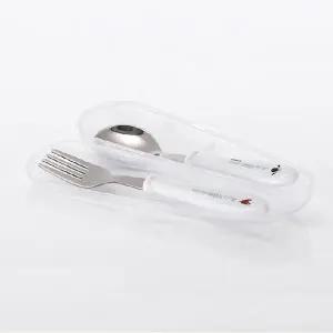 어린이 스텐 304 스푼 포크 케이스 세트 1P 유아 식기 스푼포크세트