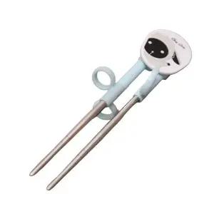 유아 스텐 연습용 젓가락 1P 유치원 어린이집 저분 키즈젓가락