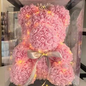 100-1000Pcs 거품 장미 가짜 꽃 머리 미니 화환 인공 꽃다발 여러 가지 빛깔의 결혼식 Scrapbooking 장식