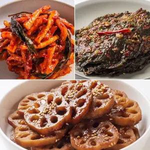 [NS홈쇼핑]항아리반찬 고들빼기1kg+무말랭이무침+1kg+깻잎무침1kg[35664769]