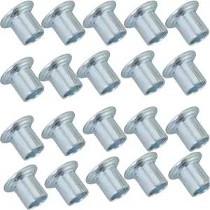 MEOTOT 16PCS 스테인리스 스틸 샤프트 홀더 스페이서 세트 6mm 인라인 액슬 개스킷 나사 교체 풀리