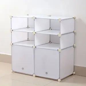 DIY 심플리 화이트 협탁 70x70cm 침실 서랍테이블 조립식협탁