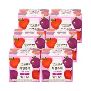 [매일]상하목장 과일퓨레 프룬사과 200g 6팩