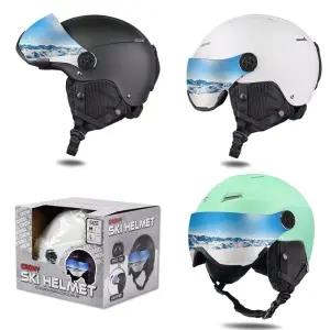 스노보드 크로니 스키 헬멧 고글 일체형 스노우보드