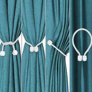 TBZ 커튼타이백 커텐집게 끈 자석 후사고리 클립 홀더