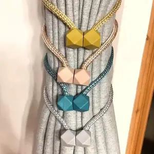 타이백 커튼묶기 커텐줄 집게 고정 자석 커튼끈 커텐 끈고리 정리