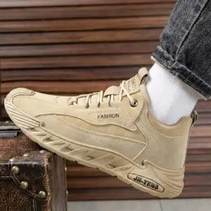 [옷자락]남성 클래식 빈티지 스웨이드 로우탑 일상 운동화