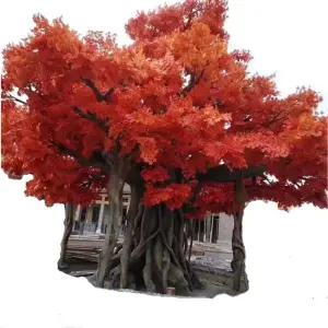 대형 조화 나무 소품 가지 가짜 조화나무 단풍나무