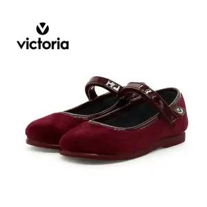 아동 벨벳 메리제인 (102752-BURDEOS)