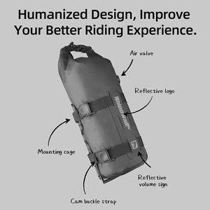 1/2PCS 휴대용 호환 방수 자전거 포크 가방 4L 7L 전기 스쿠터 앞