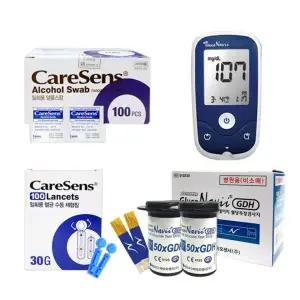 SD글루코나비 혈당기계+시험지100+침110개+솜100매