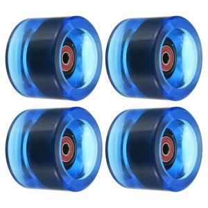 파티킬 78A 롱보드 휠(ABEC-9 베어링 포함), 소프트 크루저 휠, 스케이트보드용 스트리트 휠 PU