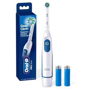 Oral-B Pro 100 3D 화이트, 배터리 칫솔, 화이트