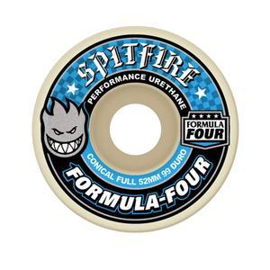 스핏파이어 포뮬러 원뿔형 풀 스케이트보드 휠 4개 - 58mm 99a 흰색(4개 세트)