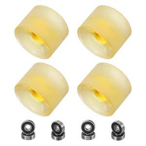 파티킬 스케이트보드 휠, 스트리트 휠 PU 플래시 크루저 스케이트보드용 베어링으로 높은 탄성을 제공합니다