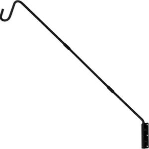 Juegoal 헤비 듀티 데크 후크 25인치 또는 36인치 벽걸이 확장 리치 식물 브래킷 스위트 바스켓 랜턴 윈드