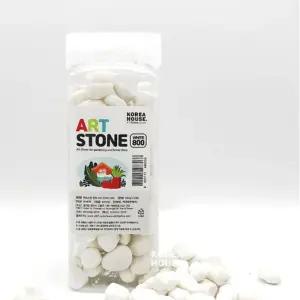 (화이트 800g) 아트스톤/자갈/스톤/조경/인테리어/화분/수족관/어항/장식/화분용/수경/재배/바닥/장식용