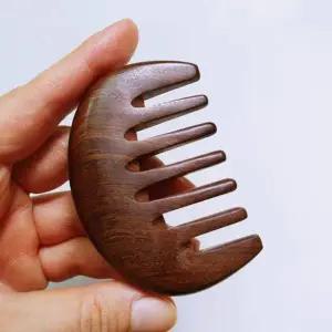 원목 두피마사지 빗 1개