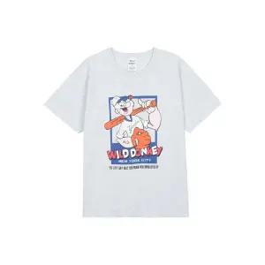 [와일드동키]와일드동키 남여공용 NEVER GIVE UP 티셔츠 헤더그레이 WDCOTS03-057