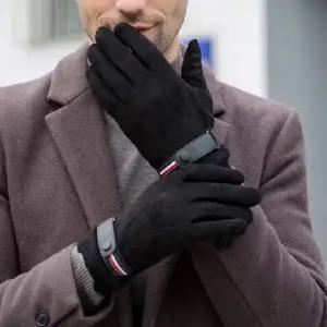 스웨이드 남자 장갑 방한 털장갑 휴대폰터치 겨울 신상장갑