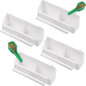 케이지 버드 푸드 볼 잉꼬 모이통용 IBWell 4팩 피더 워터 앵무새