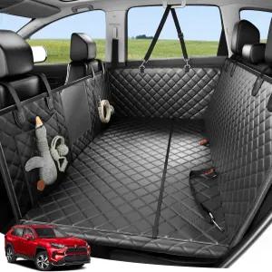 Zanch 대형견 카시트 커버 위한 평평한 솔리드 뒷좌석 익스텐더 450파운드 하드베이스 지지대 방수