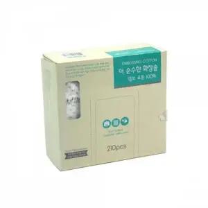 WL 엠보 코튼 화장솜 210p 클렌징솜 페이스소품