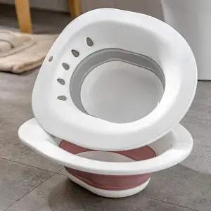 가정용 임산부 좌변기용 접이식 대야 온욕 폴딩 좌욕기