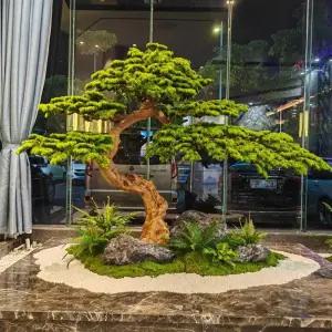 인조 소나무 장식 조각작품 나무 대형 한식당 호텔 소품