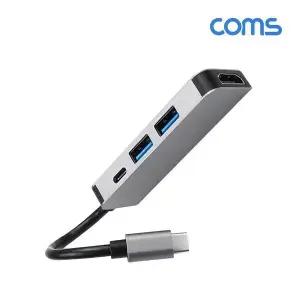 [알티피아]TBZ Coms USB 3.1 (Type C) 멀티 도킹 허브 USB 3.0 Type A x 2 HDMI Type C(PD DATA)