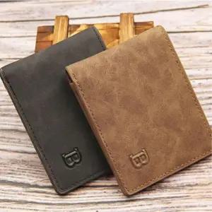 남학생 생일선물 가죽 반지갑 카드 수납 빈티지 스타일 조카 선물용 지갑