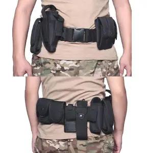 전술 허리벨트 안전요원 보안요원 경비벨트 다중포켓
