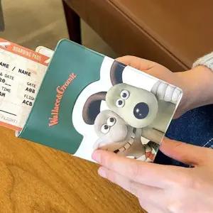 핑크풋 월레스와그로밋 여권지갑 핑크색 해외여행 필수품