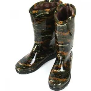 밀리터리 남성용 논슬립 방수 방한장화 겨울 털부츠 낚시장화 RB674