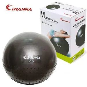 [콩심팥심]아이워너 멀티 (블랙) 짐볼 65cm