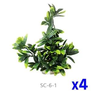 [콩심팥심]TBZ 수족관 꾸미기 조화 x4개 수조꾸미기 수조장식품