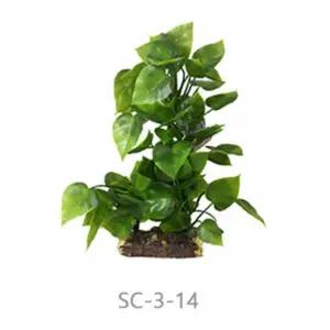 [콩심팥심]TBZ 수족관 꾸미기 하트잎 조화 어항꾸미기 어항장식