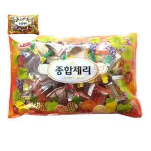 대용량간식 아리랑 종합젤리 8개입 1박스 850g