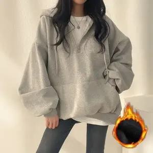 하프집업 기모 여성 2컬러 소프트 후드티 LK-T011