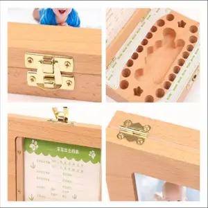 유치 치아 보관함 원목 포토 각인 젖니 탯줄 보관