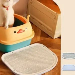 반려동물 고양이 모래 발판 흩날림 고양이 화장실 매트 애견용 배변