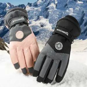 겨울 스키장갑 터치 방한장갑 방수패딩 찍찍이조절