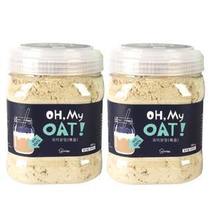 [우리가스토리]볶은 귀리분말 800g 2통 귀리쉐이크