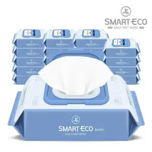 스마트에코 베이직 100매 20팩 캡형 아기물티슈