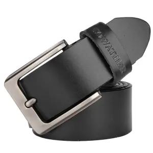 빅사이즈 최고등급 소가죽 남성벨트 통가죽 XF002-BK