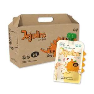 [오가닉디노]100%감귤 착즙 주스 제주디노,100ml,20개입