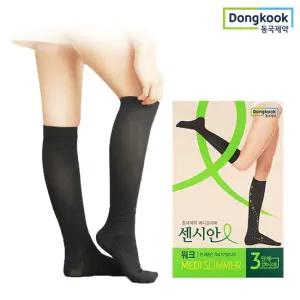 동국제약 센시안 메디슬리머 워크 유발 1개 의료용기기 압박밴드 스타킹 다리붓기 혈액순환