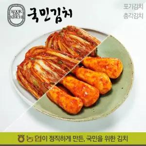 [농협국민김치] 포기5kg+총각3kg 한국농협김치